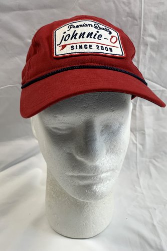 Johnnie-O Surf Baseball Hat Mens Red Snapback Cotton West Coast Prep