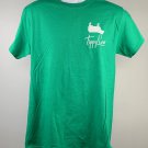 Tippy Cow Rum Cream Happy St Paddys Day T Shirt Mens Medium Green