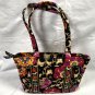 Vera Bradley 2 Handbags Small Makeup Bag Checkbook Cover Sun Valley Night Owl