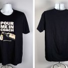 Tito's Vodka Pour Me in Coach Sports Austin Texas T Shirt Mens XL Cotton Blend