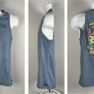 Maui and Sons Surf Colorful Shark Logo Tank Top Shirt Mens Medium 50/50