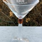Knob Creek Bourbon Whiskey Stemmed Cocktail Martini Glass