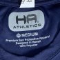 HA Athletics Sun Protective Hang Loose Shaka Brah T Shirt Mens Medium Blue