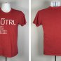 NUTRL Vodka Seltzer Real Juice Nebraska Football T Shirt Mens Small Red