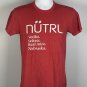 NUTRL Vodka Seltzer Real Juice Nebraska Football T Shirt Mens Small Red