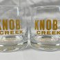 2 Knob Creek Bourbon Whiskey Clermont Kentucky Cocktail Glasses 10 oz