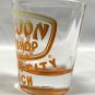 Ron Jon Surf Shop Panama City Beach Shot Glass 1 oz Orange Logo
