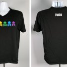 Bourbon Pride Rainbow Skulls V Neck T Shirt Mens Medium LGBTQ