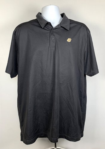 Panera Bread Employee Polo Shirt Mens XL Polyester Dark Gray