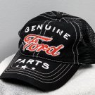 Genuine Ford Parts 5 Panel Trucker Hat Black Mens Snapback