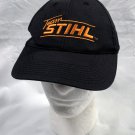 Team Stihl Baseball Hat Mens Black Embroidered Logo Chainsaw