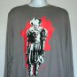 Stephen King IT Pennywise Clown Long Sleeve T Shirt Mens Large Time to Float