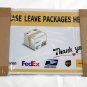 Delivery Instructions Leave Packages Here Sign Metal USPS FedEx Amazon UPS DHL