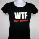 Where's the Fireball WTF T Shirt Fire Breathing Dragon Womens Juniors Large