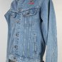 Lee Brand La Casa Pizza Omaha Denim Jacket Mens Womens Small Christy Embroidered