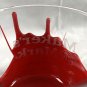 Makers Mark Bourbon Whisky Rocks Glase Etched Red Wax 8 oz Logo Covered