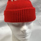 Supersweet Feeds Pom Pom Knit Hat Mens Womens Acrylic Farming Red White