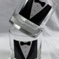 2 Canadian Club Whisky Rocks Glasses 6 oz Suit & Tie Logo
