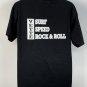 Chevy Corvette Vette Surf Speed Rock & Roll T Shirt Mens XL Black