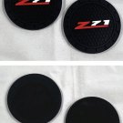 2 New Chevrolet Z71 Rubber Car Cup Holder Coasters Chevy 2.75"