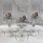 3 Urthel Founded in Flounders Stemmed Beer Glasses Ritzenoff