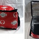 Scooters Coffee Smiley Face Logo Insulated Lunch Can Bottle Cooler Bag Red Scooters Coffee Smiley Face Logo Insulated Lunch Can Bottle Cooler Bag Red