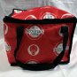Scooters Coffee Smiley Face Logo Insulated Lunch Can Bottle Cooler Bag Red
