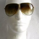 New Vintage Ford Motorcraft Folding Aviator Sunglasses Brown & Gold Leather Case New Vintage Ford Motorcraft Folding Aviator Sunglasses Brown & Gold Leather Case