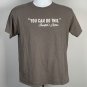 Scooters Coffee You Can do This T Shirt Mens Medium Gray Cotton