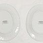 Pottery Barn Peacock Oval Salad Dessert Plates Set of 2 Blue & White Ceramic