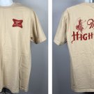 Miller High Life Beer T Shirt Mens XL Girl on Moon Logo Cotton Miller High Life Beer T Shirt Mens XL Girl on Moon Logo Cotton