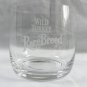 New Wild Turkey Rare Breed Bourbon Whiskey Glass Etched 12 oz