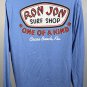 Ron Jon Surf Shop Cocoa Beach Long Sleeve T Shirt Mens XL Cotton Blue 50/50