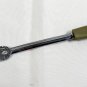Ekco Chromium Plated Fork Stainless Steel 11" Green Plastic Handle USA