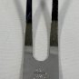 Ekco Chromium Plated Fork Stainless Steel 11" Green Plastic Handle USA