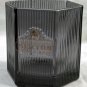 The Sexton Single Malt Irish Whiskey Polygon Shaped Ribbed Cocktail Glass 9 oz