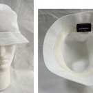 Kangol Tropic Bin Hat Mens Womens Large 3629BC02 White Polyester Chlorofiber