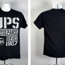 United Parcel Service 1907 UPS Big Logo T Shirt Mens Medium Black Cotton United Parcel Service 1907 UPS Big Logo T Shirt Mens Medium Black Cotton