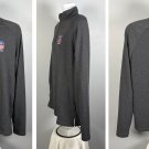 Union Pacific Railroad Half Zip Pullover Mens Large Gray Polyester Blend Union Pacific Railroad Half Zip Pullover Mens Large Gray Polyester Blend