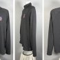 Union Pacific Railroad Half Zip Pullover Mens Large Gray Polyester Blend