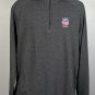 Union Pacific Railroad Half Zip Pullover Mens Large Gray Polyester Blend