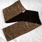 Talbots Leopard Animal Big Cat Silk Scarf Head Wrap 59" x8"
