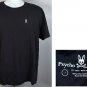 Psycho Bunny White Logo by Robert Godley T Shirt Mens Size 7 Black