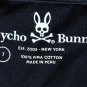 Psycho Bunny White Logo by Robert Godley T Shirt Mens Size 7 Black