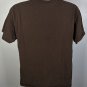 United Parcel Service UPS Distressed Eagle Logo T Shirt Mens Large Brown Cotton