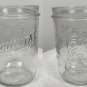 2 New Lagunitas 14 oz Embossed Wide Large Mouth Mason Jar Beer Glasses Dog Logo
