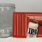 New Lagunitas 14 oz Embossed Wide Large Mouth Mason Jar Beer Glass & 5 Coasters