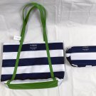 New Clinique x Kate Spade Shopping Shoulder Travel Tote Bag + Makeup Bag New Clinique x Kate Spade Shopping Shoulder Travel Tote Bag + Makeup Bag