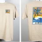 Kauai The Garden State Kona Coffee Dyed Crazy Shirts T Shirt Mens Medium Cotton Kauai The Garden State Kona Coffee Dyed Crazy Shirts T Shirt Mens Medium Cotton