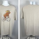 Wild Tribute Colorado Moose Biker Bicycle Rider Logo T Shirt Mens XL Wild Tribute Colorado Moose Biker Bicycle Rider Logo T Shirt Mens XL